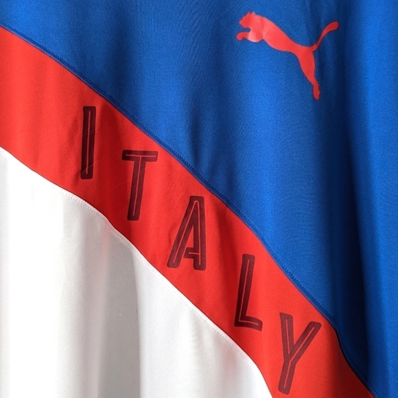 Puma Men's Short Sleeve Italy T-Shirt Size XXL - Picture 3 of 7